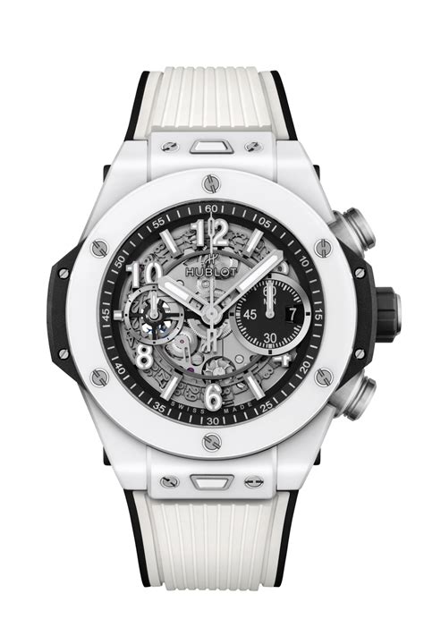 hublot ceramic white|big bang unico 44mm.